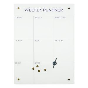 Glass Magnetic Weekly Planner