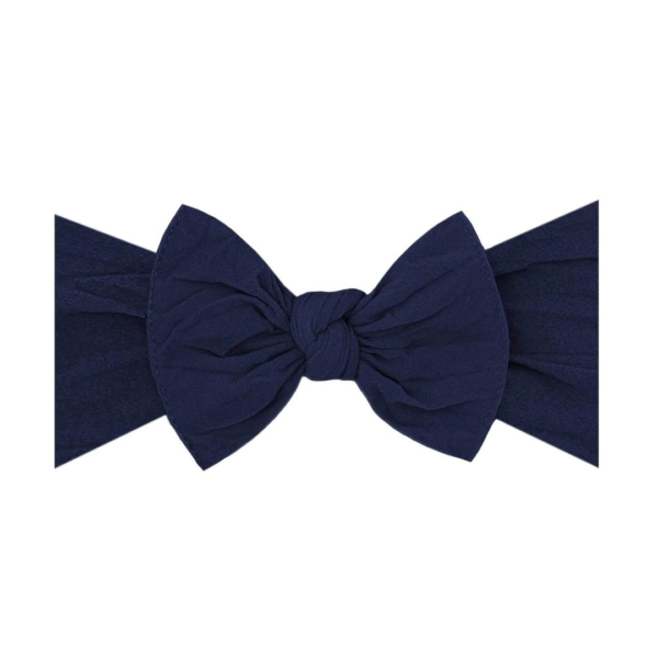 Baby Bling Navy Classic Knot