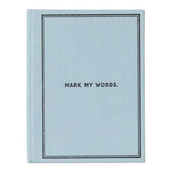 Small Mark My Words Notebook