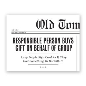Responsible Person Card
