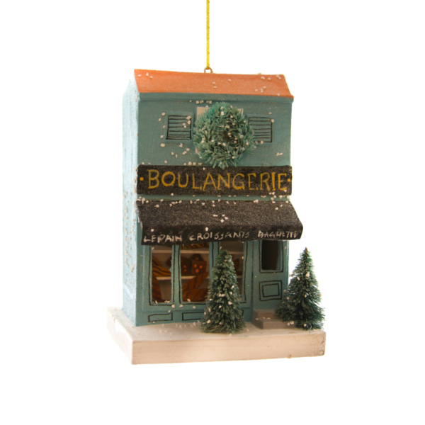 Paper Maché Boulangerie Shop Ornament
