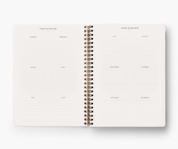 2022 12-Month Rifle Paper Co Spiral Planner Spread