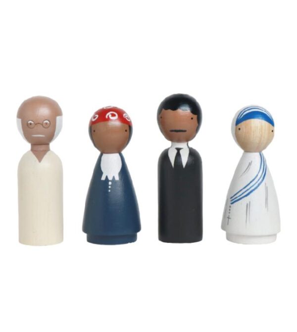 The Peacemakers Wooden Doll Set