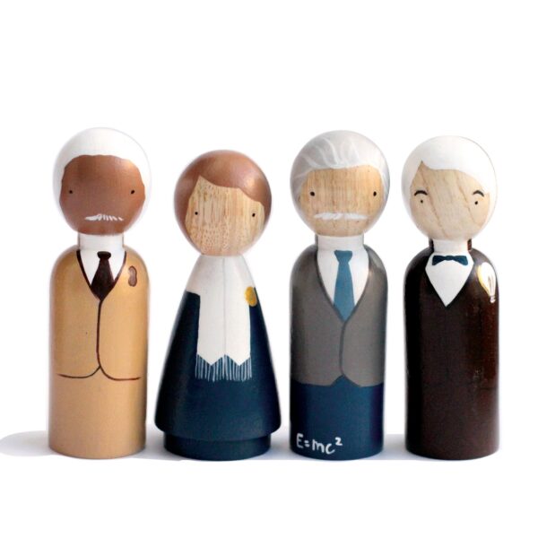 The Scientists Wooden Doll Set