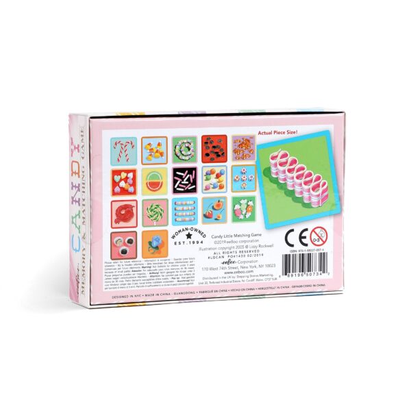 Candy Memory and Matching Little Game Back