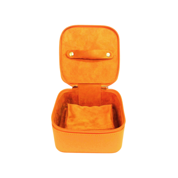 Illini Orange Jewelry Cube Opened