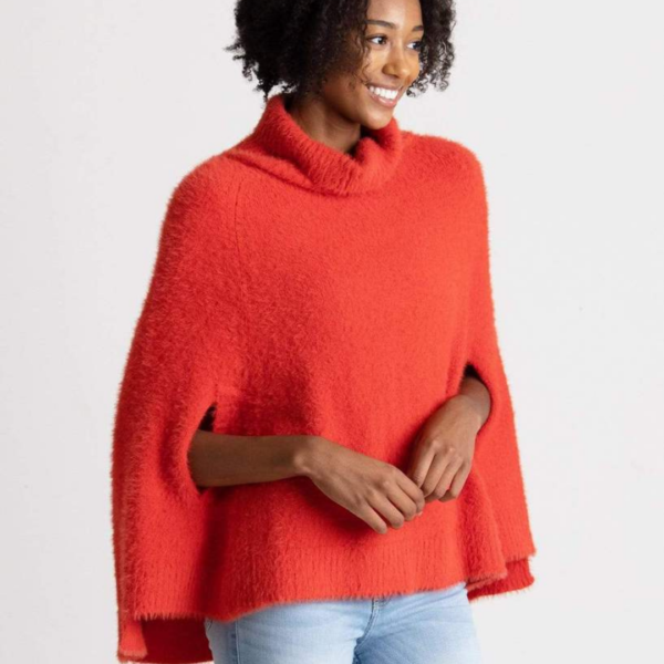 MerSea Red Chalet Poncho