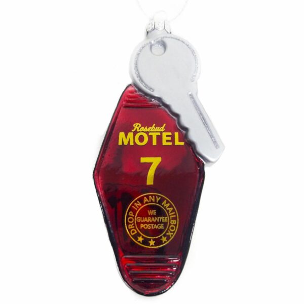 Rosebud Motel Key Ornament