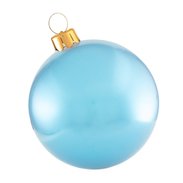Small Inflatable Light Blue Ornament