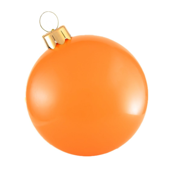 Small Inflatable Orange Ornament