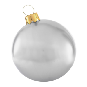 Small Inflatable Silver Ornament