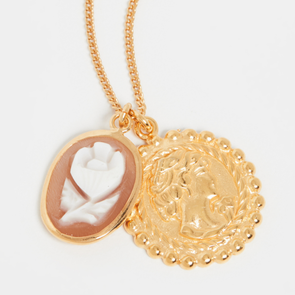 Chan Luu Cameo and Medallion Necklace 1