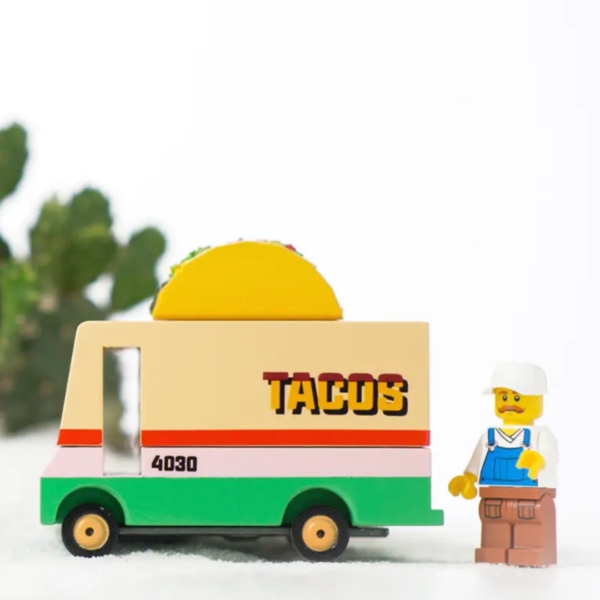 Taco Truck w Lego Mini Figure