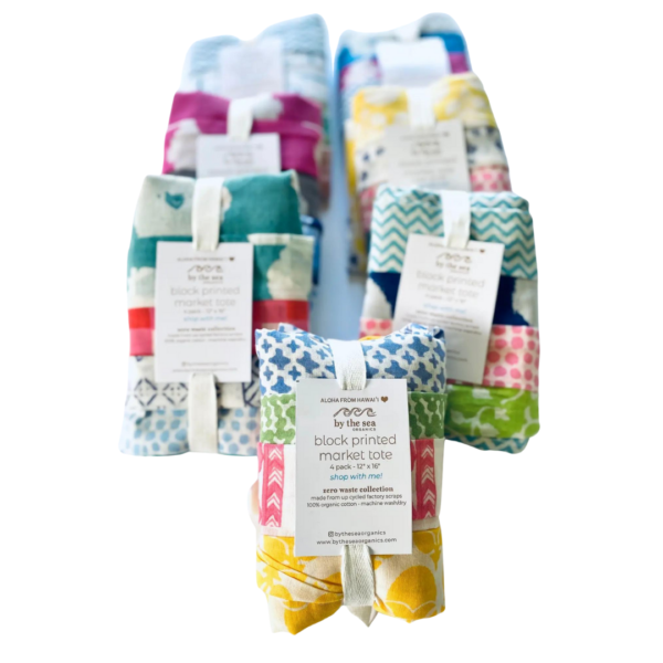 Market Tote 4 Pack - Assorted Packaged