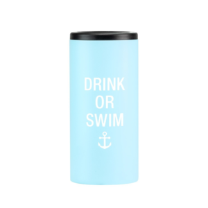 Drink or Swim Slim Can Cooler