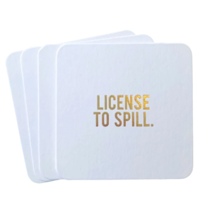 License to Spill Coaster Set