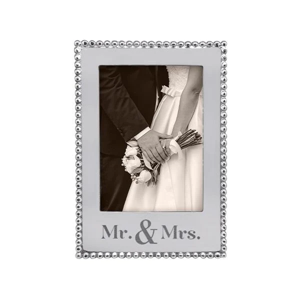 Mariposa Mr & Mrs Veritcal 5x7 Frame