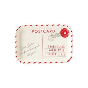 Dear Santa Postcard Plate