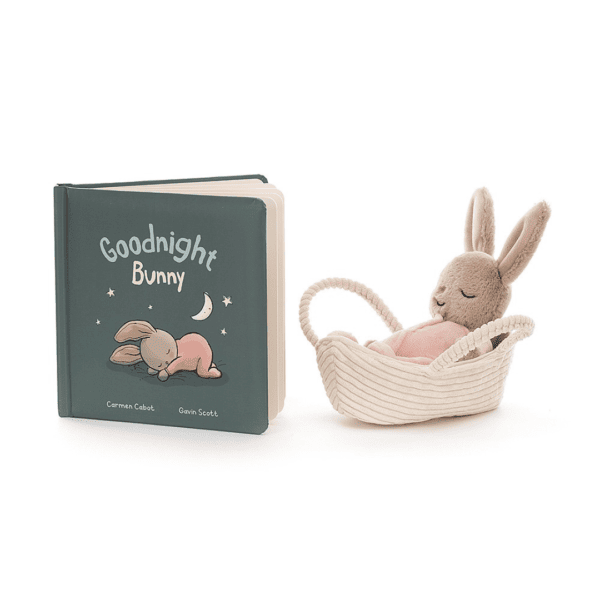 Jellycat Goodnight Bunny Book w Bunny
