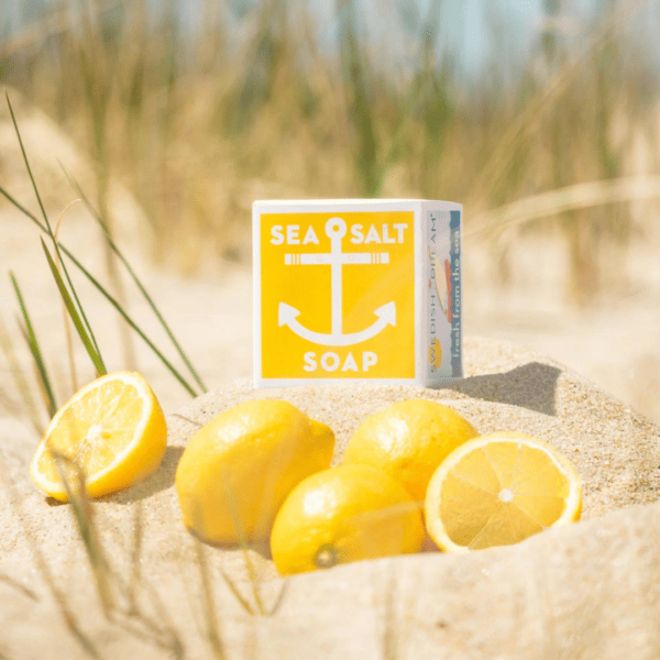 Sea Salt Summer Lemon Soap Lifestyle