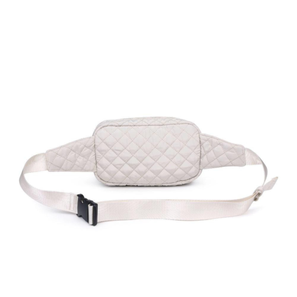 Off White Quilted Fanny Pack Belt Bag 2