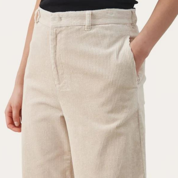 Part Two Clarisse Cream Trousers Detail