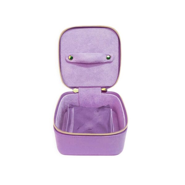 Lilac Jewelry Cube Open