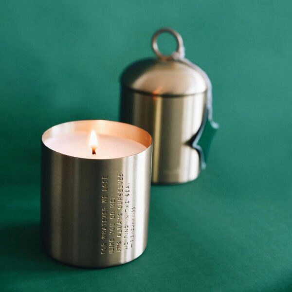 Sea Pines Holiday Brass Candle 1