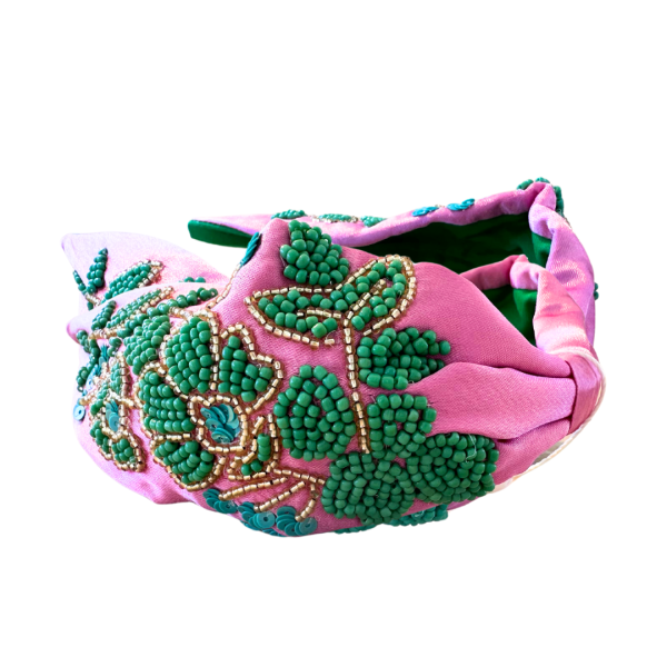 Pink Embellished Headband 1